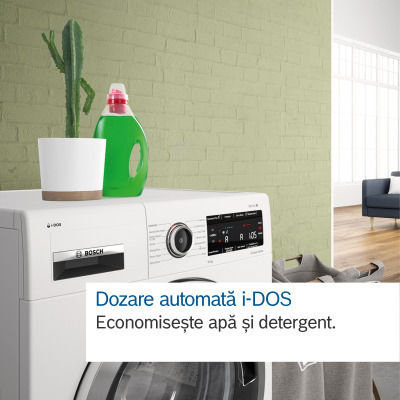 Bosch Пералня 10кг с Парна Технология 1400 Оборота Home Connect WGB254A2BY