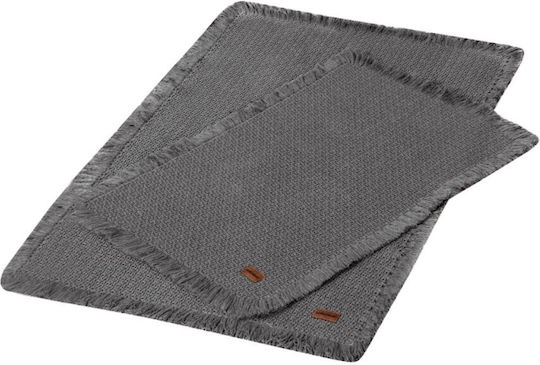 Cottonbox Set Covoare De Baie Din Bumbac 338CTN1307 Antracit 75x125cm 2 Bucăți
