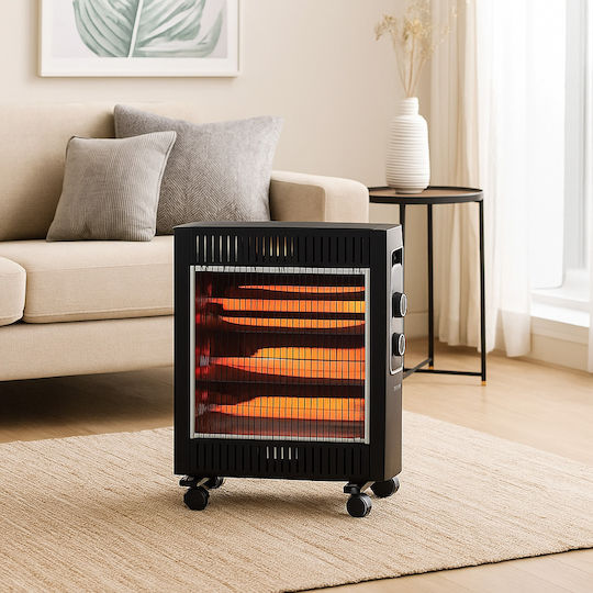 Primo Quartz Heater with Thermostat 2400W