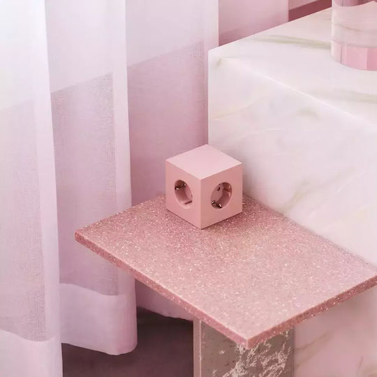 AVOLT PowerCube 3 Positionen mit USB-C und Kabel 1.8m Rosa