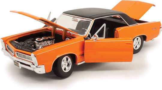 Metal Car Maisto 1 18 Special Edition 1965 Pontiac Gto Hurst Edition Orange 48 31885 Og