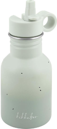 Kikka Boo Baby Cup with Handle and Straw Flora Sage made of Plastic Green 350ml
