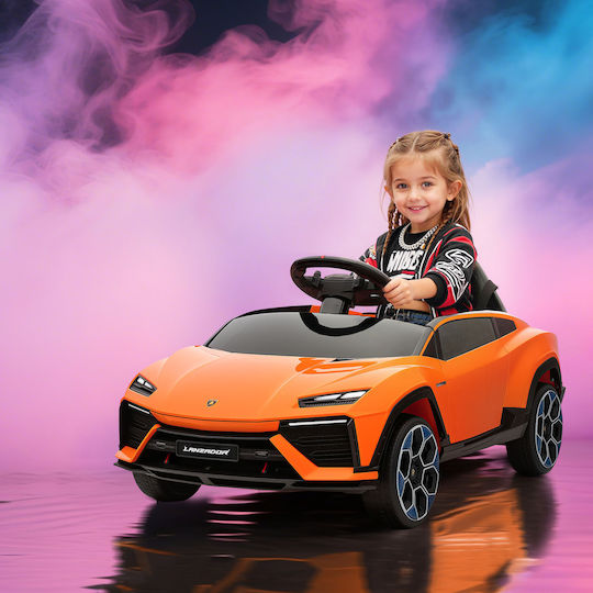 Lamborghini Едноместен с Дистанционно Управление Вдъхновен 12 Волта Оранжев