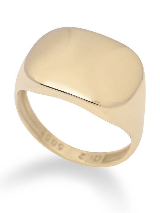 Lunaorocreations Damen Chevalier Ring 14k Gelb Gold