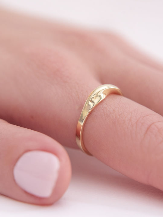 Lunaorocreations Frauen Ring Mobius Gelbes Gold 14 Karat