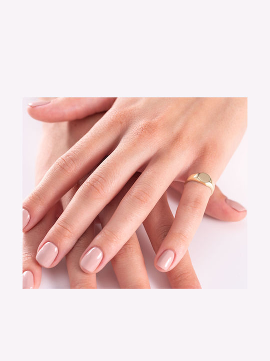 Lunaorocreations Damen Chevalier Ring 14k Gelb Gold