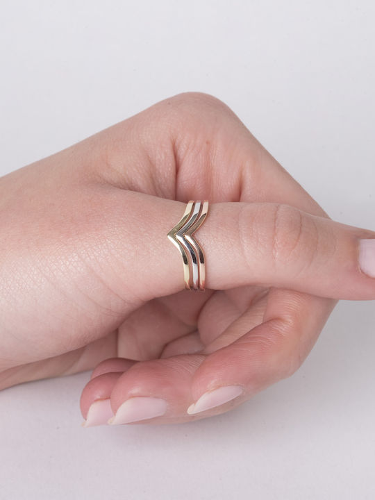 Lunaorocreations Women's Chevron Ring