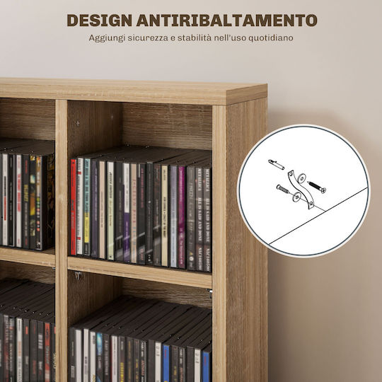HomCom Επιδαπέδια Θήκη 456 CD 89x20x130.5cm