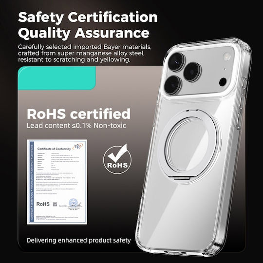Abeel Back Cover Πλαστικό Διάφανο (iPhone 17 Pro Max)