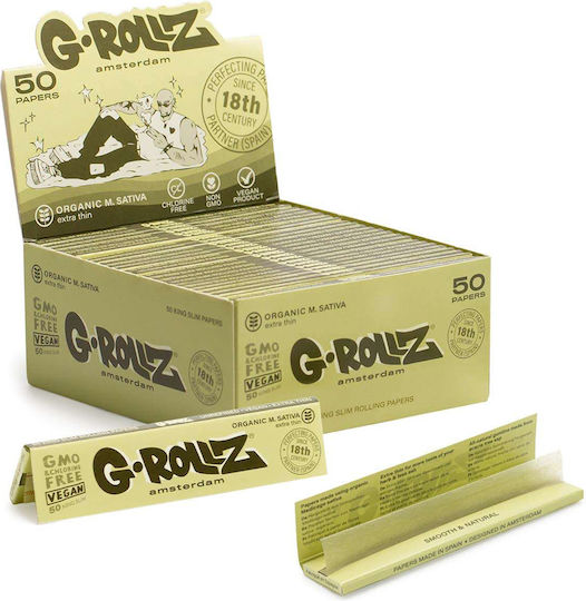 G-Rollz Χαρτάκια Στριφτού Τσιγάρου 50 φύλλα 1τμχ
