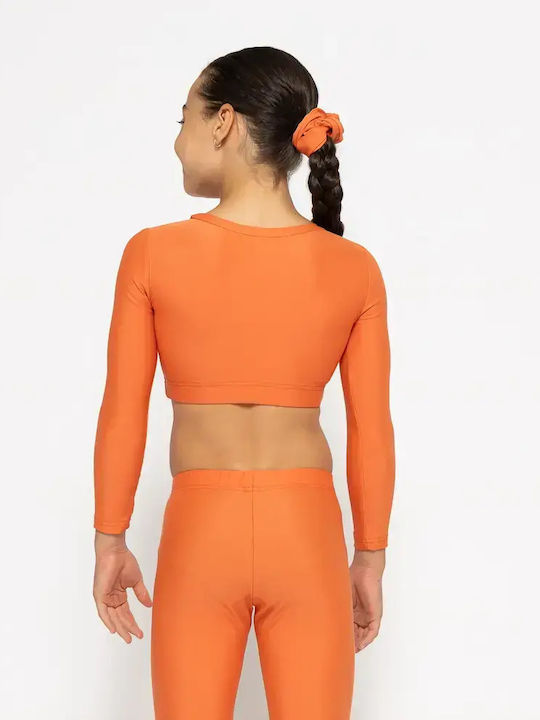 Kinderhemd Langarm Orange