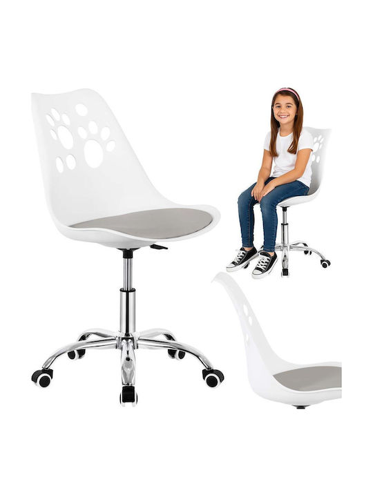 Scaun De Birou Pentru Copii Gri 48.5x49x80-90cm