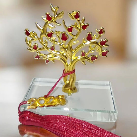 ShuShu Tabletop Lucky Charm Little Tree Transparent made of Crystal 2026 8x8cm 1pcs