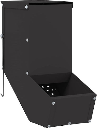 vidaXL of hamsters Metal Feeder for Rabbits with Capacity 1kg 12.5x26x28.5cm.