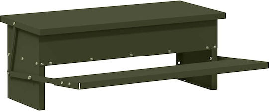 vidaXL Chicken Automatic Metal Feeder for Chickens and Poultry with Capacity 2.07kg 48.5x39.5x19cm.