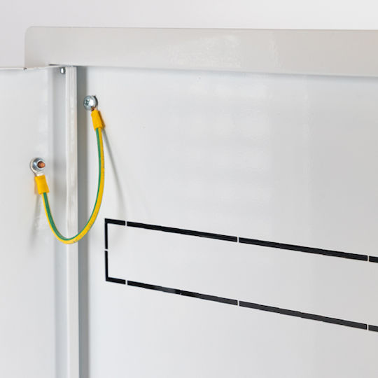 Eurolamp Elektrischer Sicherungskasten Gemauert, 3 Reihen, 16 Elemente