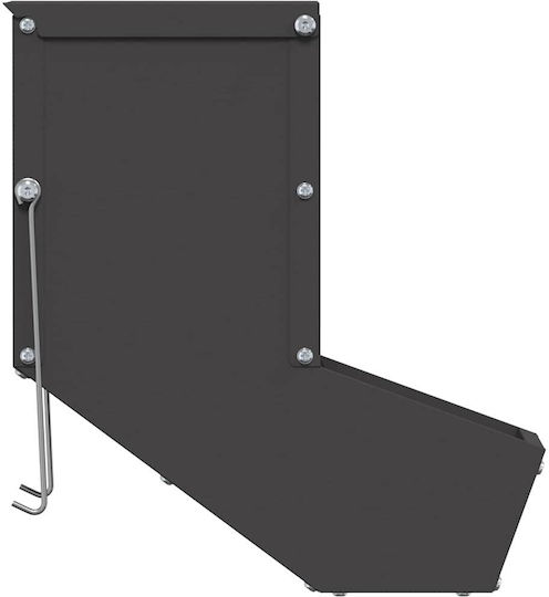 vidaXL of hamsters Metal Feeder for Rabbits with Capacity 1kg 12.5x26x28.5cm.