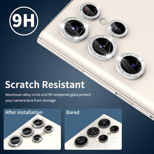 Camera Protection Tempered Glass Black for the Samsung Galaxy S25 Ultra 5G