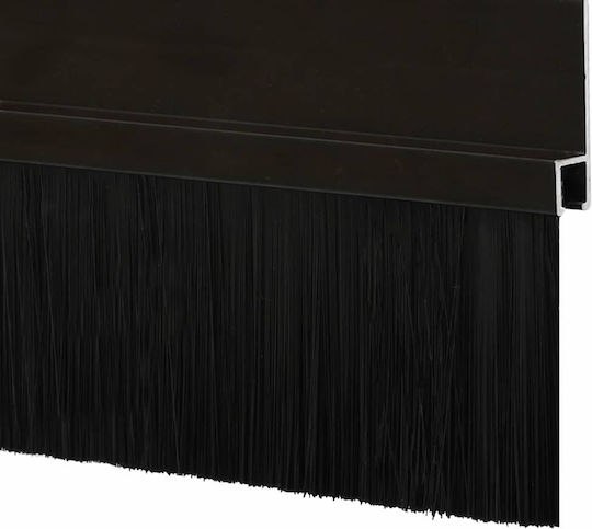vidaXL Zugluftstopper Tür in Schwarz Farbe 1mx4.5cm