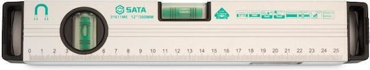 Sata Wasserwaage Aluminium Magnetisch 120cm mit 2 Augen