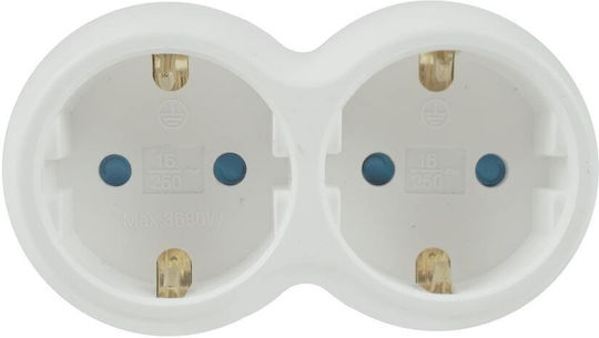 Technik Power Strip with Surge Protection 2 Positions