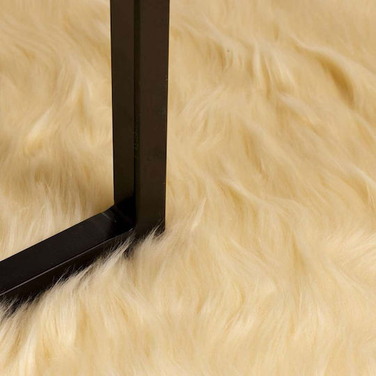 vidaXL Leather Beige