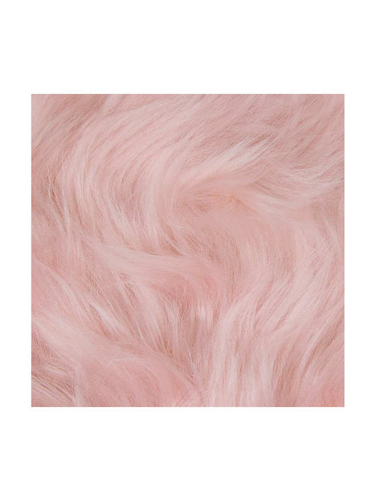 vidaXL Rug Rectangular Leather Pink