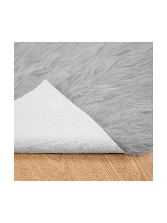 vidaXL Χαλί Τζακιού Διάδρομος Γκρι 80x150cm