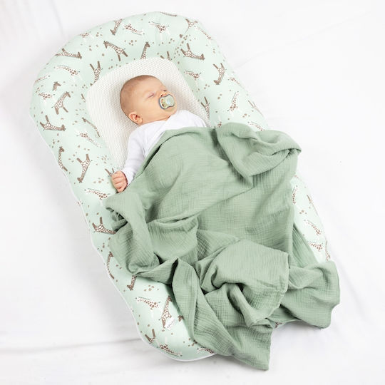 Kidizi Baby Nest Memory Foam Green
