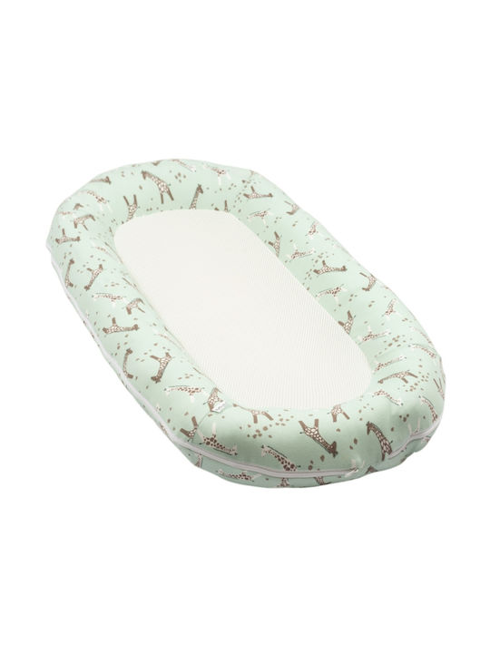 Kidizi Βρεφικό Μαξιλάρι Φωλιά Memory Foam Πράσινο