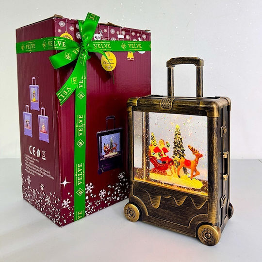 Crăciun Glob de Zăpadă Iluminată 12x21cm 1buc