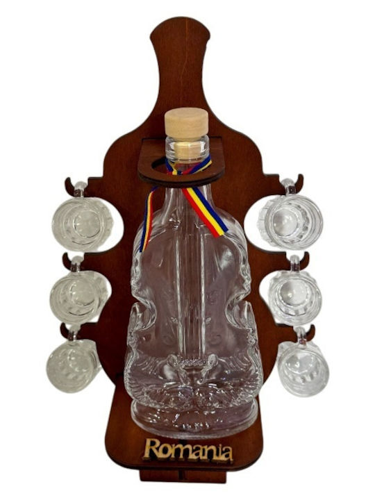 Velve Carafă de Servire 17buc cu Dop și Pahare 300ml 1buc