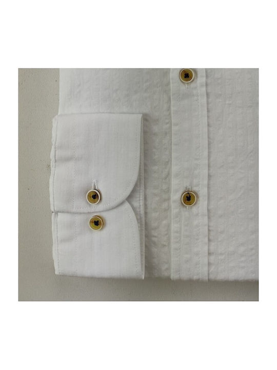 Long Sleeve Cotton Shirt White