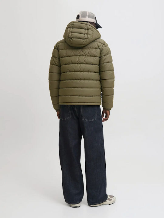Winter Jacket Puffer Waterproof and Windproof Khaki