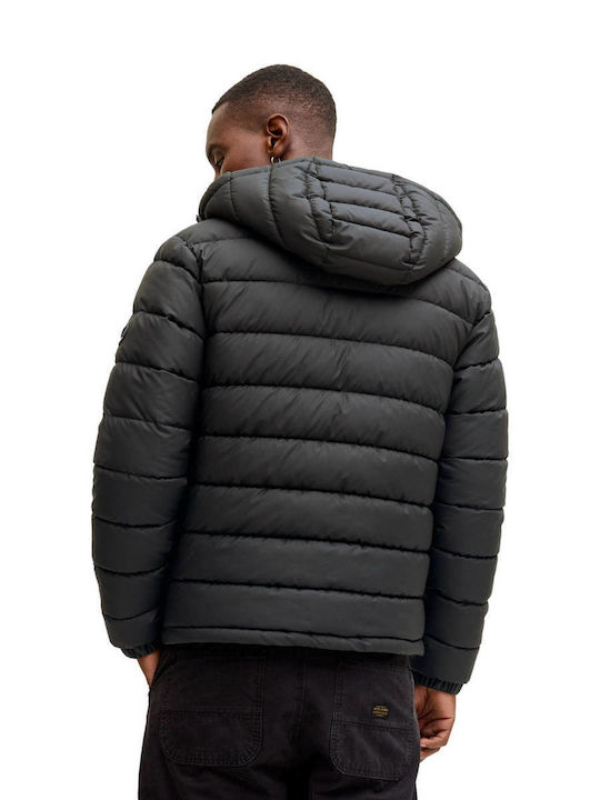 Geacă Puffer Iarnă Neagră