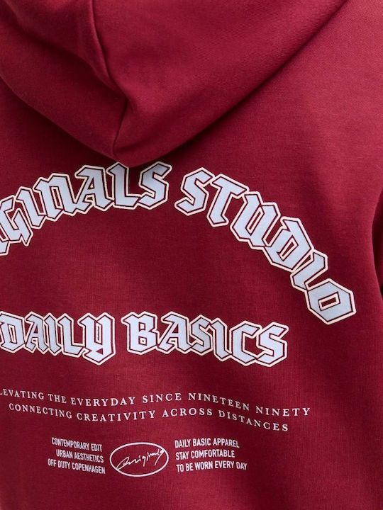 Sweat Sweat Суитшърт с Качулка Burgundy