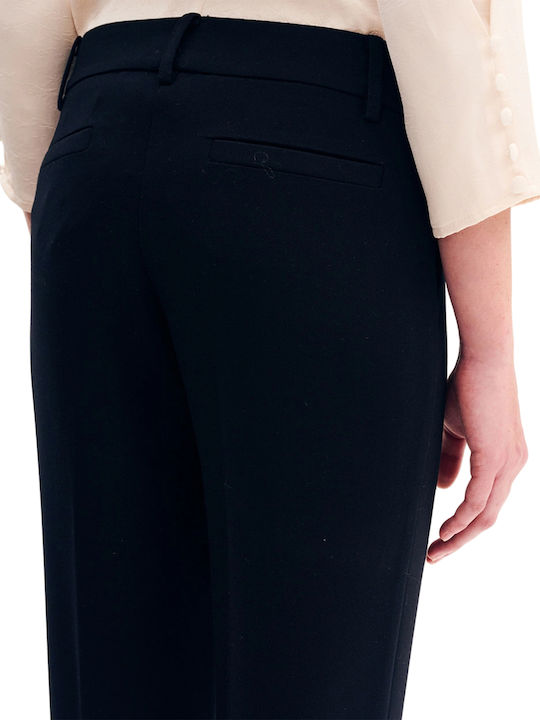 Damen Stoff Hose Black