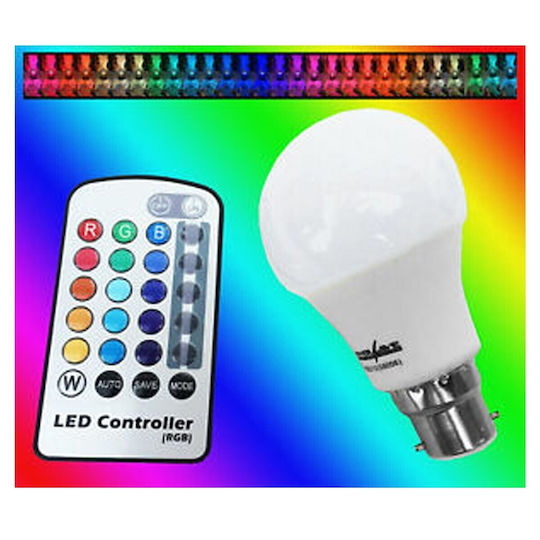 Rollo Smart Λάμπα LED για Ντουί E27 RGB