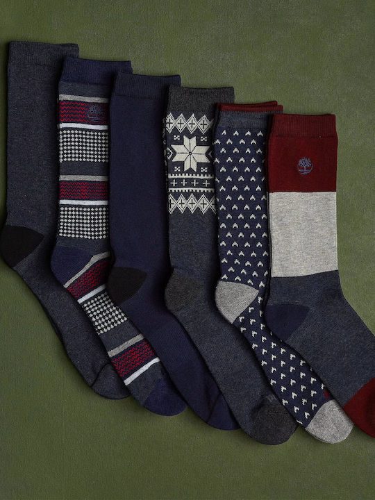 Timberland Herren Socken Blue 6Pack