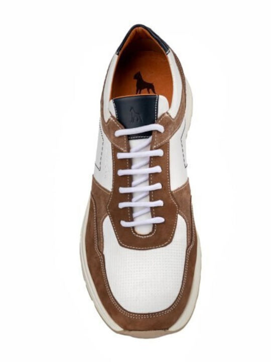Men's Leather Casual Shoes White