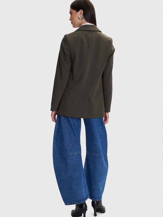ALE - The Non Usual Casual Lang Damen Blazer Green ALE - The Non Usual Casual Lang Damen Blazer Green