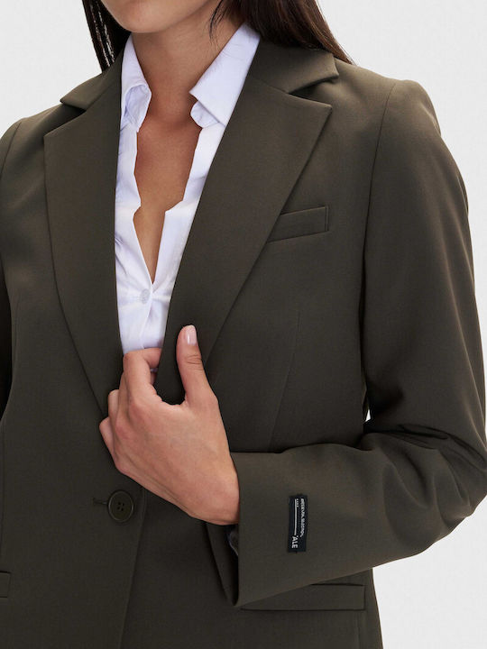 ALE - The Non Usual Casual Lang Damen Blazer Green