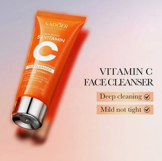 Sadoer 5x Vitamin C Hautpflege-Set für Aufhellung Anti-Aging & Feuchtigkeitsspendend 6Menge