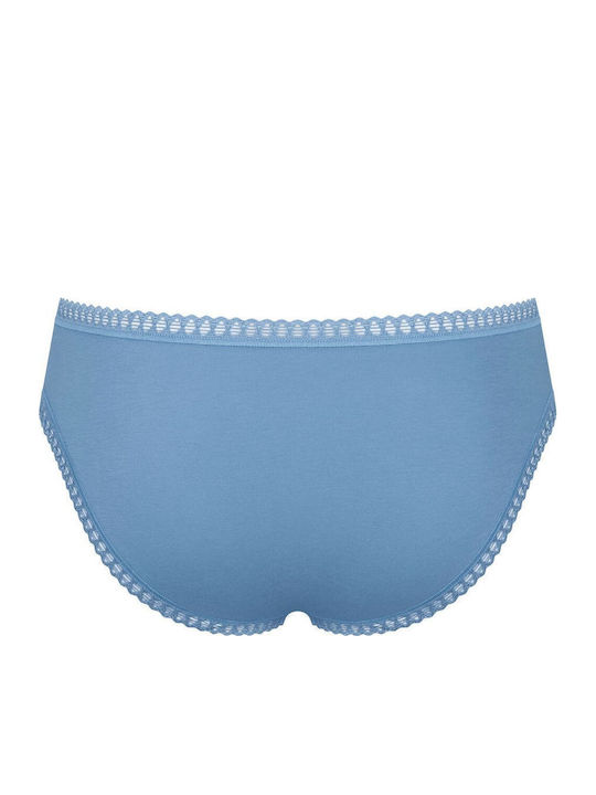 Βαμβακερά Femei Slip 3Pack cu Dantelă Khaki, Navy, Printed