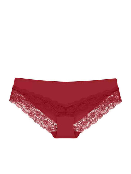 Lovely Micro Hipster Women's Slip Red