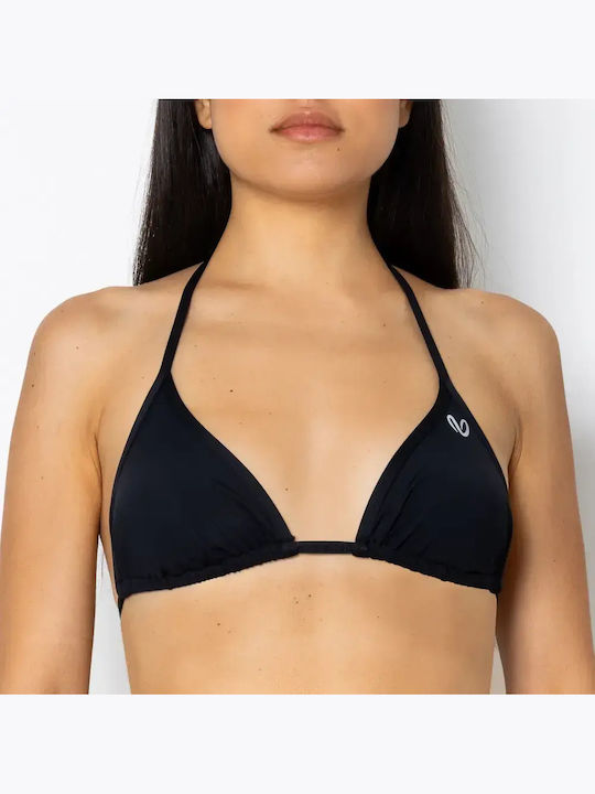 Bikini Set Triangle Top & Slip Bottom Black