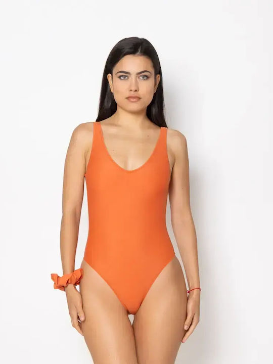 One-Piece Swimsuit Orange