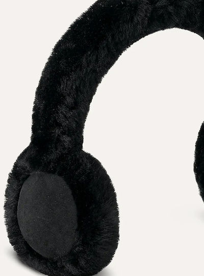 Earmuff Knitted in Black color