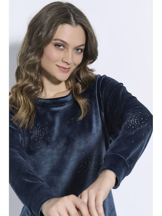 Jeannette Lingerie Χειμερινό Γυναικείο Σετ Πιτζάμας Night