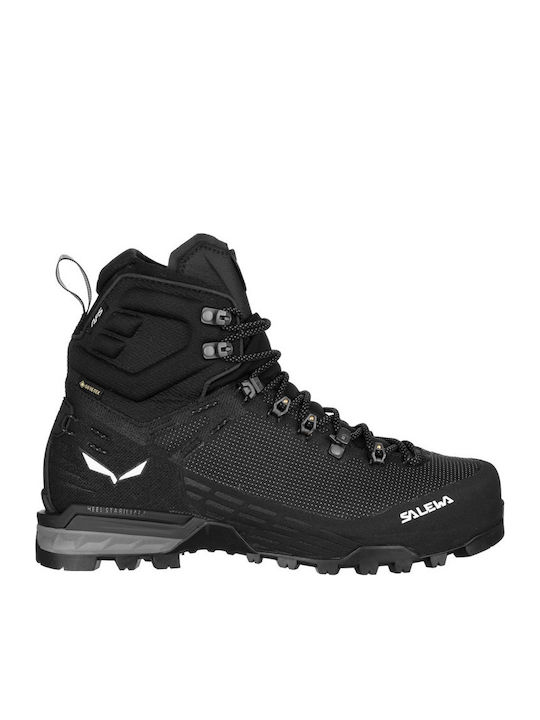 Salewa Ortles Edge Mid Gtx Men's Hiking Boots Waterproof with Gore-Tex Membrane Black